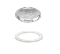 Pumixiy Joint d'étanchéité de rechange en caoutchouc de silicone pour cafetière Moka Express, plusieurs tailles disponibles pour machine à café 2 à 12 tasses (9 tasses + tamis, etc.)