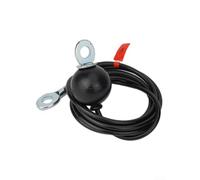 Pumixiy Kit de câble en acier de 1,8 m pour système de câble multi-gym, 1,4/1,8/2/2,5/longueur, 5 mm de diamètre, capacité de charge de 100 kg, compatible avec les disques de poids et les équipements