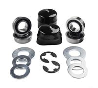 Pumixiy Kit de conversion de bague de roue avant au roulement, pour tondeuse à gazon Murray, compatible avec les modèles 532009040 9040H 532124959 91334 491334MA modèles YTH22V46 YTH24V48 LGT2654