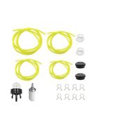 Pumixiy Kit de filtre de tuyau pour tondeuse à gazon, 18 pièces de tuyau de carburant avec filtre compatible avec débroussailleuse, tronçonneuse et machine de découpe