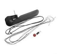 Pumixiy Kit de gouvernail pour kayak avec système de contrôle du pied - Outil de direction en nylon pour canoë, kayak, sports nautiques avec cordes et clips