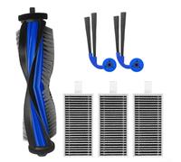 Pumixiy Kit de pièces de rechange pour ECOVACS pour Deebot T80S série Omini, avec brosse principale, paire de brosses latérales et triple filtres pour un nettoyage en profondeur