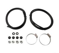 Pumixiy Kit de tubes de chlorinateur hors ligne pour mangeoires Hayward CL200 CL220 pour tuyau de 1,2 m avec colliers de serrage de selle, écrous, rondelles de vidange compatible avec piscine