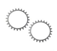 Pumixiy Landroid Crampons de roue pour robot tondeuse à gazon | Pointes en acier inoxydable pour série L | Kit de pointes de tondeuse robotique pour pentes raides | Compatible avec WR153E