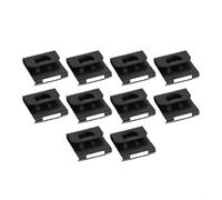 Pumixiy Lot de 10 crochets muraux sans couture pour cadres photo, clous invisibles en plastique pour décoration d'intérieur, bureau, miroirs, clés, sacs, sans trace (B)