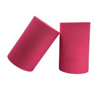 Pumixiy Lot de 2 coussinets en mousse de rechange pour machine d'extension de jambe, rouleau en mousse haute densité pour banc de musculation et table d'inversion 140 mm, noir