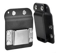 Pumixiy Lot de 2 étuis à clip pour perceuse avec clip de ceinture en acier inoxydable pour perceuse sans fil ou pour visseuse à percussion, ruban à mesurer de 38,1 à 5,1 cm