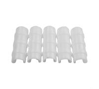 Pumixiy Lot de 20 supports de film en plastique pour serre | Connecteur de serrage de tube de 19 à 25 mm pour cadre de tuyau fixe | Fixation résistante aux UV pour filet d'ombrage de jardin et plantes