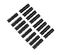 Pumixiy Lot de 20 supports de film en plastique pour serre | Connecteur de serrage de tube de 19 à 25 mm pour cadre de tuyau fixe | Fixation résistante aux UV pour filet d'ombrage de jardin et plantes