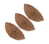 Pumixiy Lot de 3 doublures de panier en fibre de coco pour pots de fleurs à suspendre - 20,3 cm, 25,4 cm, 30,5 cm, 35,6 cm, 40,6 cm pour doublure de jardin (35,6 cm)