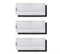 Pumixiy Lot de 3 filtres de rechange pour aspirateur robot ZACO A10 Pro, papier filtre haute efficacité pour une capture fine de la poussière, facile à installer et à nettoyer