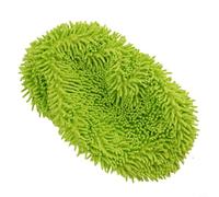 Pumixiy Lot de 4 ou 10 tampons réutilisables en microfibre pour balayeuse, lavables, secs et humides, pour nettoyage du sol (vert/bleu)