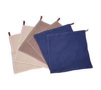 Pumixiy Lot de 6 torchons de cuisine de 34 x 34 cm pour bar, vaisselle, chiffon de nettoyage doux et absorbant, multi-usages pour la maison et la salle à manger