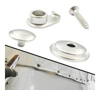 Pumixiy Lot de boutons pression résistants à la rouille pour housses de bateau en acier inoxydable 316 pour bâches en toile, auvents, couvertures de trappe de 2,5 mm d'épaisseur