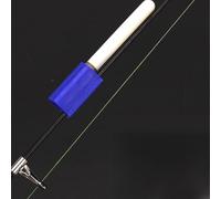 Pumixiy Lumière de nuit à LED rouge + verte pour pointe de canne à pêche - Détecteur de touche rouge/vert avec clips, compatible avec la plupart des cannes à pêche, alimenté par piles CR425 (lot de 1