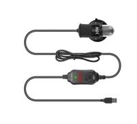 Pumixiy Mini chauffe-aquarium submersible alimenté par USB avec contrôle de la température 18-34 °C pour petits aquariums, tortues, fontaines à boire pour animaux domestiques, capacité de 2 L (SC07A)