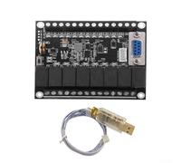 Pumixiy Module de contrôleur logique programmable FX1N-20MR 12 entrées 8 sorties pour automatisation industrielle 10-28 VDC Alimentation (C)