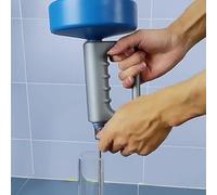 Pumixiy Nettoyeur de canalisations avec design coudé en U L S, tarière galvanisée de 10 mm de longueur en 3/4/5/7/10 m, déboucheur à ressort épais avec poignée antidérapante (3 m)