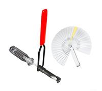 Pumixiy Outil de réglage du dégagement de valve de 10 mm compatible avec - Ajusteur hexagonal en métal durable avec jauge d'épaisseur de calibre 32 et poignée en caoutchouc