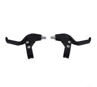 Pumixiy Paire de leviers de frein pour guidon de vélo compatibles avec poignée de 2,2 cm de diamètre - Pièces de rechange en plastique noir, rouge, vert, bleu, rose