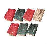 Pumixiy Papier cadeau de Noël avec motifs flocon de neige et arbre avec message « Merry Christmas » - Rouleaux de papier épais pour un emballage fiable des fêtes