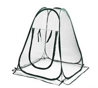 Pumixiy Petite serre pour usage intérieur et extérieur - Mini serre avec cadre en acier et housse en PVC épais, design pliable portable pour la protection des plantes