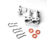 Pumixiy Pièces de rechange de type F avec joints en silicone et bagues de serrage pour machines à café, compatibles avec plusieurs marques et construction en plastique robuste