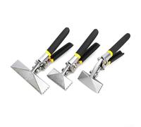 Pumixiy Pince à sertir manuelle pour cintrage de tôle, 75 mm et 150 mm avec poignée droite/coudée, pince en acier au chrome-vanadium pour projets de bricolage (A)