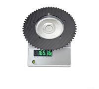 Pumixiy Plateau de pédalier en fibre de carbone pour vélos à pignon fixe avec montage BCD144 et rapports de vitesse 49T-64T, composant de pédalier léger à vitesse unique (58T)