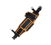 Pumixiy Pochette à outils de charpentier avec 6 poches, ceinture à outils d'électricien robuste, taille réglable, en tissu Oxford pour travaux d'entretien