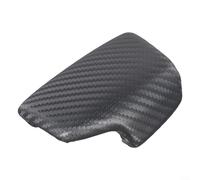 Pumixiy Pommeau de levier de vitesse en cuir noir pour A4 B9 A5 pour Q7 de 2016 à 2019 - Coque perforée compatible avec les modèles LHD - Construction en cuir ABS (fibre de carbone)