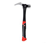 Pumixiy Pour marteau à corne avec support de clou magnétique, angles réglables pour frapper et poignée ergonomique en caoutchouc pour tirer efficacement les clous