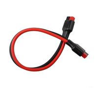 Pumixiy Rallonge de style marin 30 A pour panneaux solaires et systèmes de batterie de véhicule récréatif Câble d'alimentation en cuivre étamé 10 AWG avec PVC durable pour l'extérieur (30 cm)