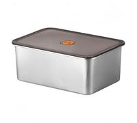 Pumixiy Récipient à viande en acier inoxydable avec couvercle hermétique de grande capacité pour réfrigérateur Plusieurs tailles disponibles (30 x 21 x 14,5 cm)
