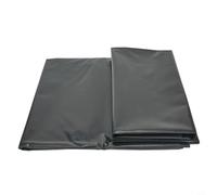 Pumixiy Revêtement de bassin en polyéthylène haute densité renforcé - Membrane robuste pour étang de jardin, bassins à poissons, jeux d'eau et aménagement paysager extérieur, doublure noire résistante