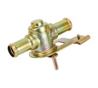 Pumixiy Robinet de commande de chauffage de type câble de 16 mm pour voiture Hot Rod contrôle de la température du moteur avec corps anodisé