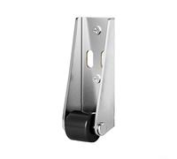 Pumixiy Roulettes pivotantes en caoutchouc TPE, expérience de roulement fluide et silencieuse, perturbation sonore minimale, pour carrelage en bois dur, vinyle, marbre, moquette, argent noir (C)