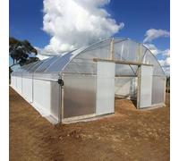 Pumixiy Serre robuste en plastique résistant aux UV pour tunnel de jardin pour culture agricole et protection des plantes 3 x 4 m (pour 3 m x 10 m)