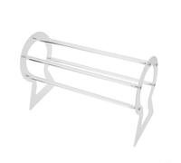 Pumixiy Support de rangement transparent en acrylique pour bandeau pour chouchous Accessoires pour cheveux Présentoir transparent Organisateur de comptoir Économie d'espace pour adolescente fille