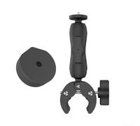 Pumixiy Support Internet satellite extérieur pour Mini, collier de serrage rond robuste et réglable avec poignée antidérapante, compatible avec toit et échelle de camping-car