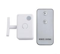 Pumixiy Télécommande sans fil pour rénovation de la maison Contrôle infrarouge jusqu'à 10 mètres Pas de câblage nécessaire Installation Alimentation stable (hôte + 1 télécommande)