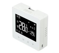 Pumixiy Thermostat numérique intelligent WiFi à piles avec accès à distance Programme hebdomadaire pour système de chaudière domestique