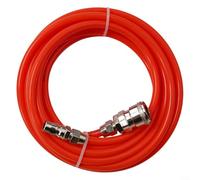 Pumixiy Tuyau pneumatique droit pour compresseur d'air, tuyau de pompe, tube de 5 x 8 mm avec connecteurs rapides, matériau EVA résistant à la haute pression, longueur de 5 à 30 mètres pour outils