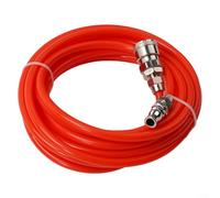 Pumixiy Tuyau pneumatique droit pour compresseur d'air, tuyau de pompe, tube de 5 x 8 mm avec connecteurs rapides, matériau EVA résistant à la haute pression, longueur de 5 à 30 mètres pour outils