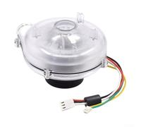 Pumixiy Ventilateur à turbine haute vitesse avec moteur CC sans balais 12 V-24 V avec roulements à billes NMB, boîtier en alliage d'aluminium et dissipateurs de chaleur pour applications