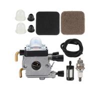 PUMMJCOW Kits De Carburateur pour Débroussailleuses pour S&tihl HS 72 74 76 75 80 85 FS 72 74 76 75 80 80R 85 FC 75 85 HL75 HT70 HT75 KM85 pour ZAMA C1Q-S66 Carburateur Carburateur