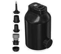 Pump for Inflatables - High Speed Compact Air Compressor, Built in Illumination Lamp, Multi Size Valve Attachments, Handheld Design | Inflation Device Sleeping Bag, Beach Toys, Hiking Trip