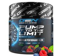 Pump it to the Limit - Pump Booster Sans Caféine - Avec OxyStorm®, Sabeet®, AstraGin®, Citrulline Malate & AAKG - Pre Workout Sans Stimulants pour un Pump Maximal - 450 g Wildberry