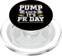 Pump Like It's PR Day Haltérophilie Entraînement Sport PopSockets PopGrip pour MagSafe