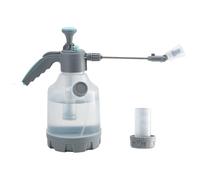 Pump Spray, 3L Hand Pressure Watering Can, Non-Slip Handle with Extended Rod and Nozzle Hose Attachment, Perfect for Fertilizing Patio, Lawn, Farm, Gardening, Outdoor Plants, (PP/PE)